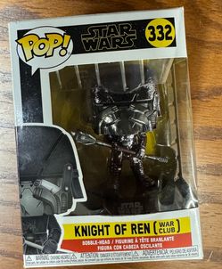 Funko Pop Star Wars Knight of Ren (War Club) #332 Bobble Head