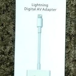 Lightning Digital AV Adapter New Connect iPad iPhone With Hdmi