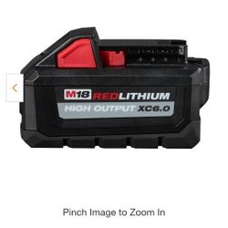 MilwaukeeM18 18-​Volt Lithium-​Ion High Output Battery Pack 6.​0Ah