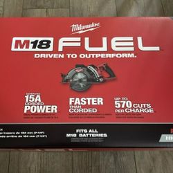 M18 FUEL™ 7-1/4" Rear Handle Circular Saw KIT W/ BATTERY & CHARGER