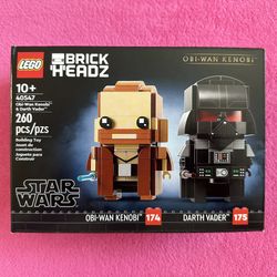 Lego 40547 Brickheadz Obi-Wan Kenobi & Darth Vader