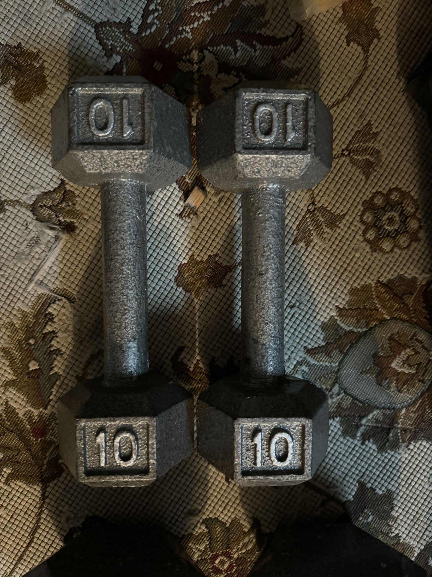 Set Of 10 Lbs Dumbbells