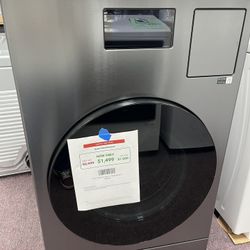 Samsung Bespoke 5.3 cu. ft. All-in-One Washer Dryer Combo with Super Speed a Ventless Heat Pump WD53DBA900HZ