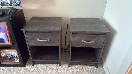 Two End Tables with Draws