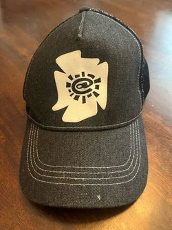 Black Denim Trucker Hat with Always brand Logo.
