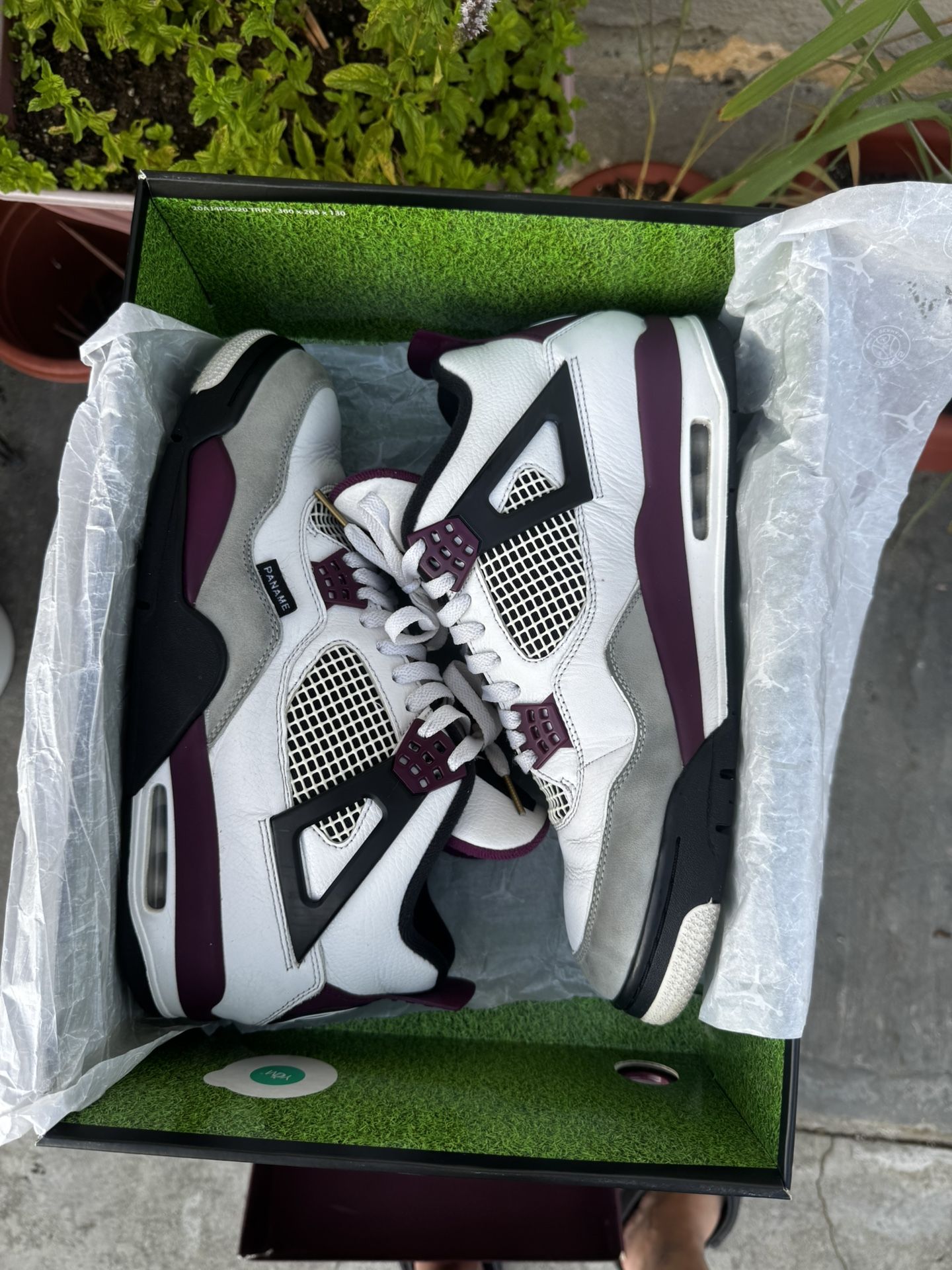 Jordan Retro 4 PSG SIZE 12