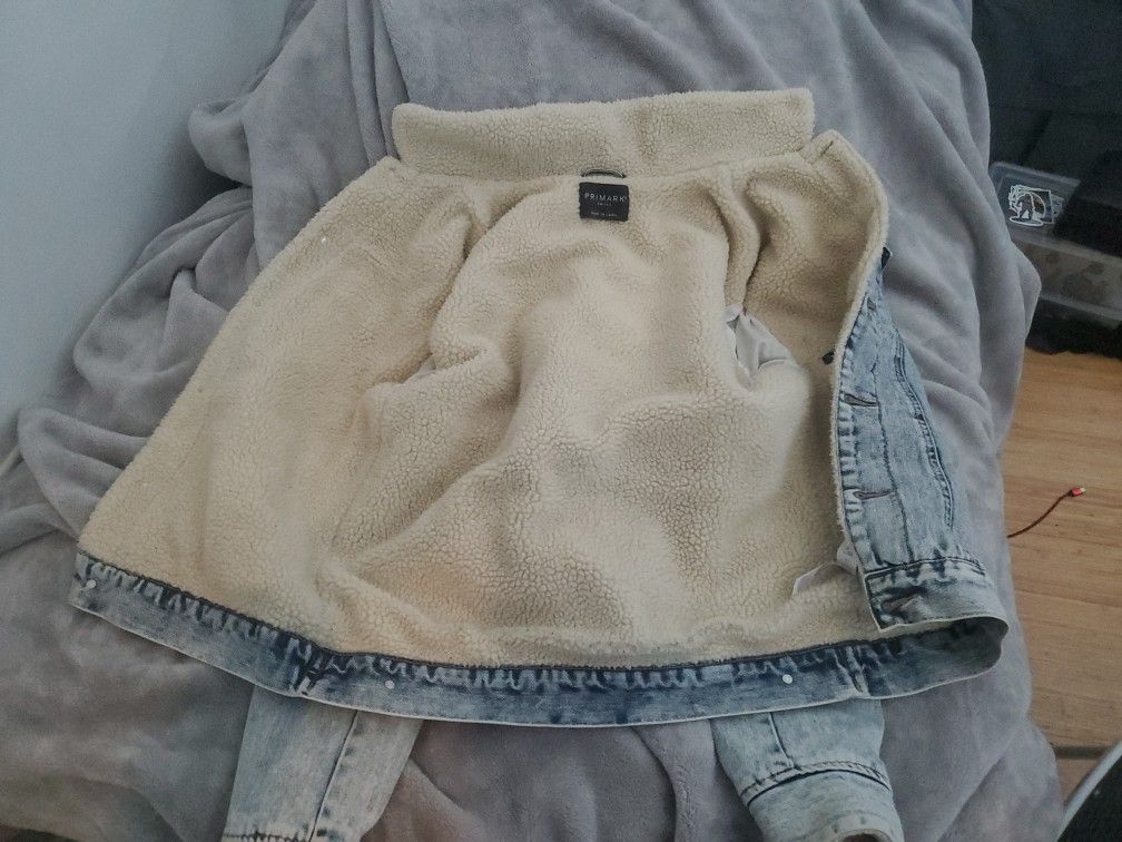 Denim Sherpa Jacket