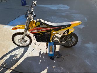 Razor dirt bike with upgraded battery needs work