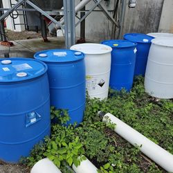 55 Gallon Drums.  Metal and Plastic available