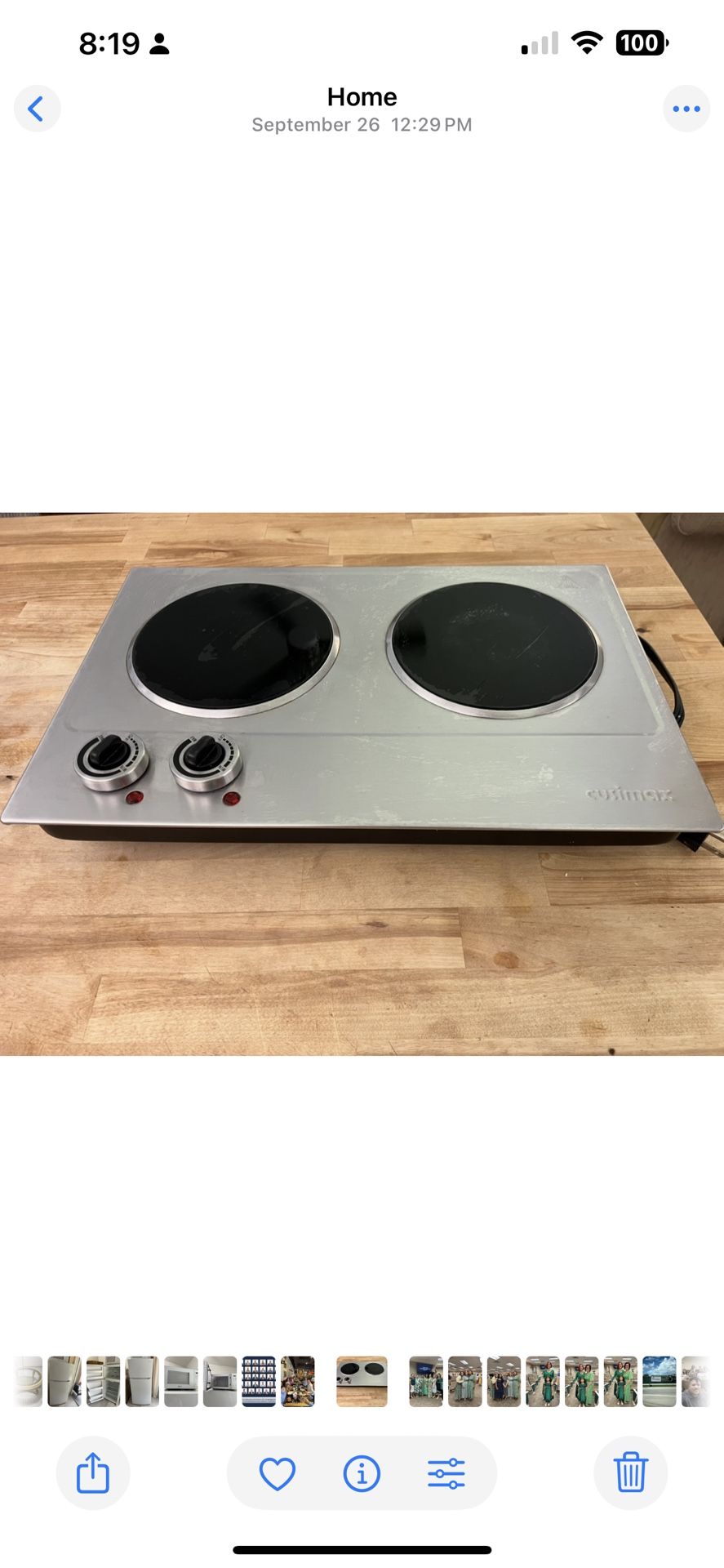 Double Countertop Burner 