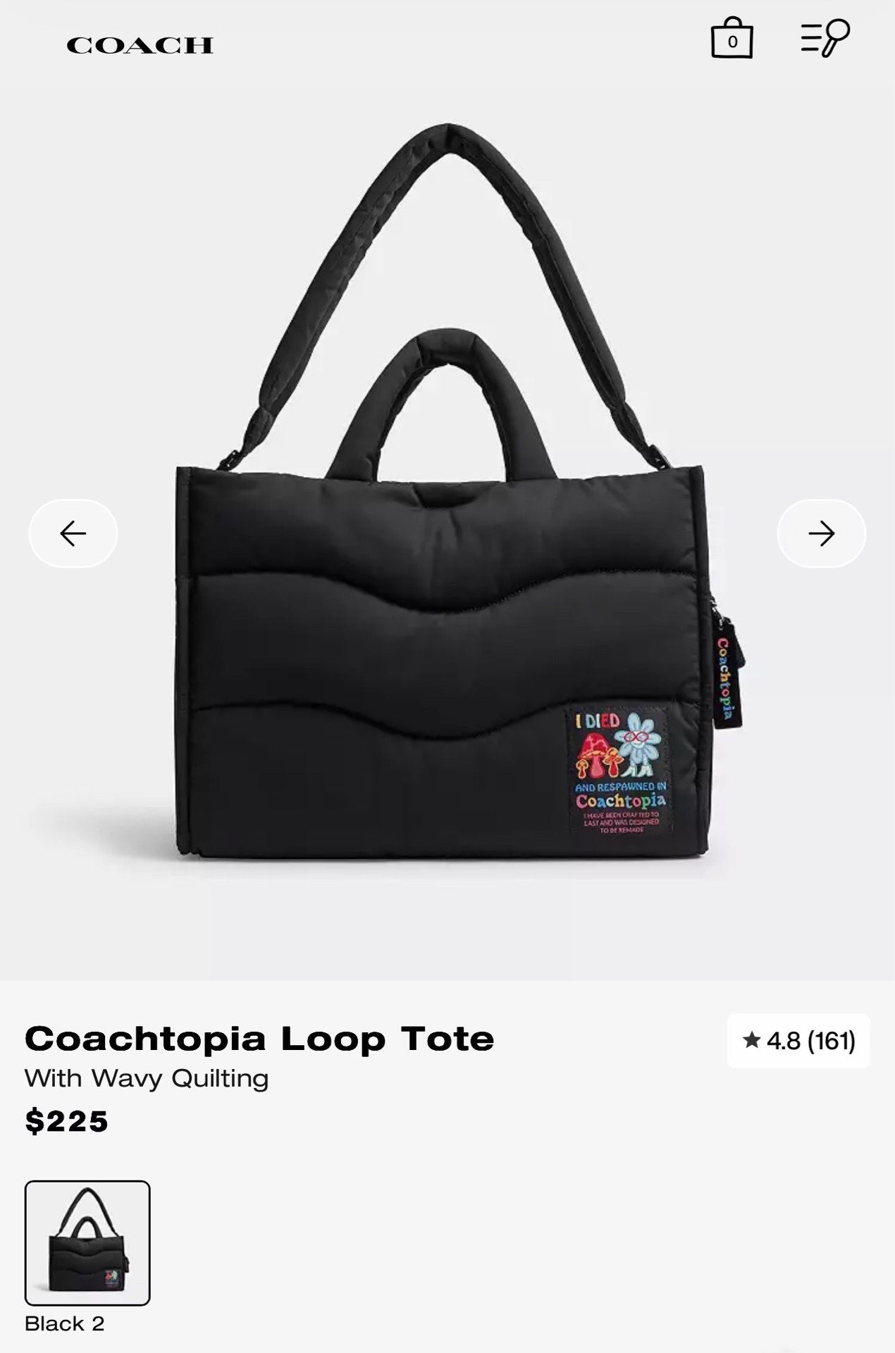 Coachtopia Loop Tote With Wavy Quilting | Bags | Coach Coachtopia