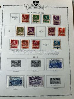 Switzerland Postage Stamp Album 