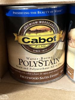 Cabot Polystain Fruitwood Satin