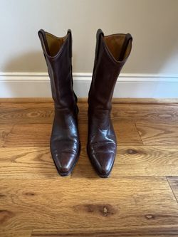 Mens  Size 8 Brown Leather Cole Haan Cowboy Boots