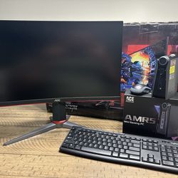 Mini Desktop W/ Gaming Monitor 