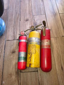 Vintage fire extiguishers