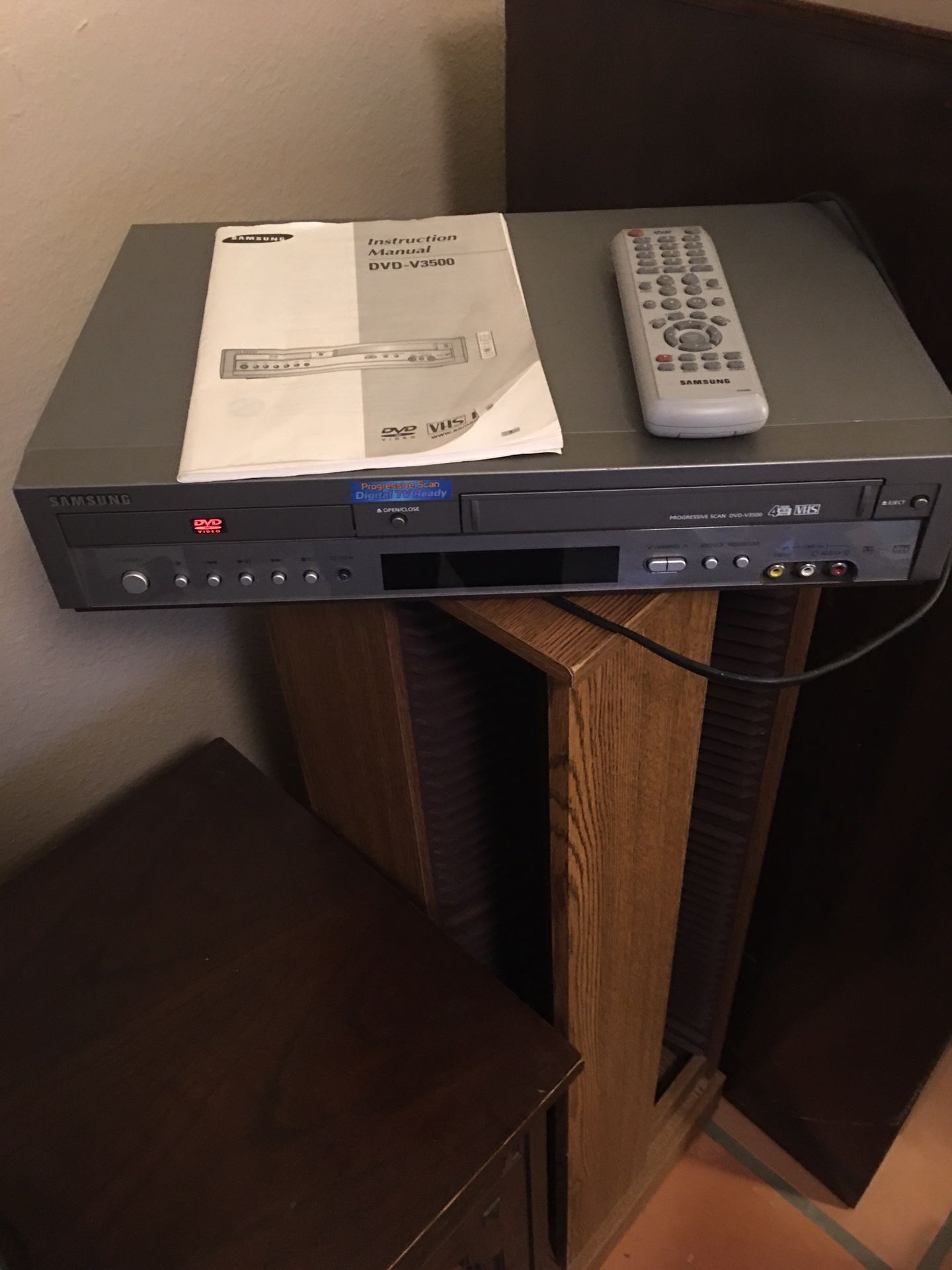 Samsung DVD and VHS player new. $50 or best offer