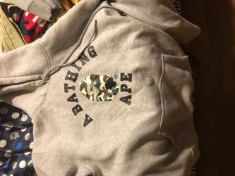 Bape hoodie fits size m or small