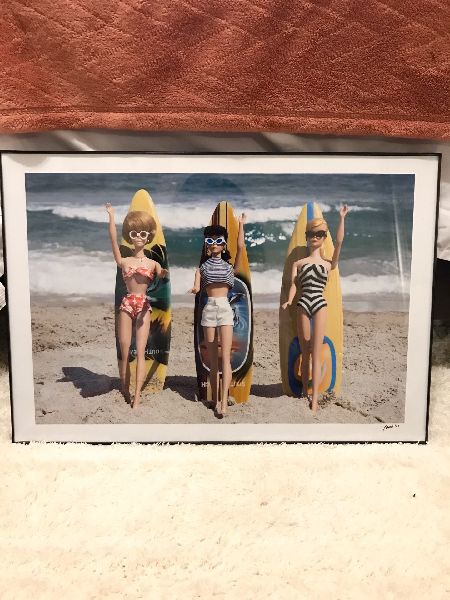 Vintage 50s Beach Babe Barbies Photograph