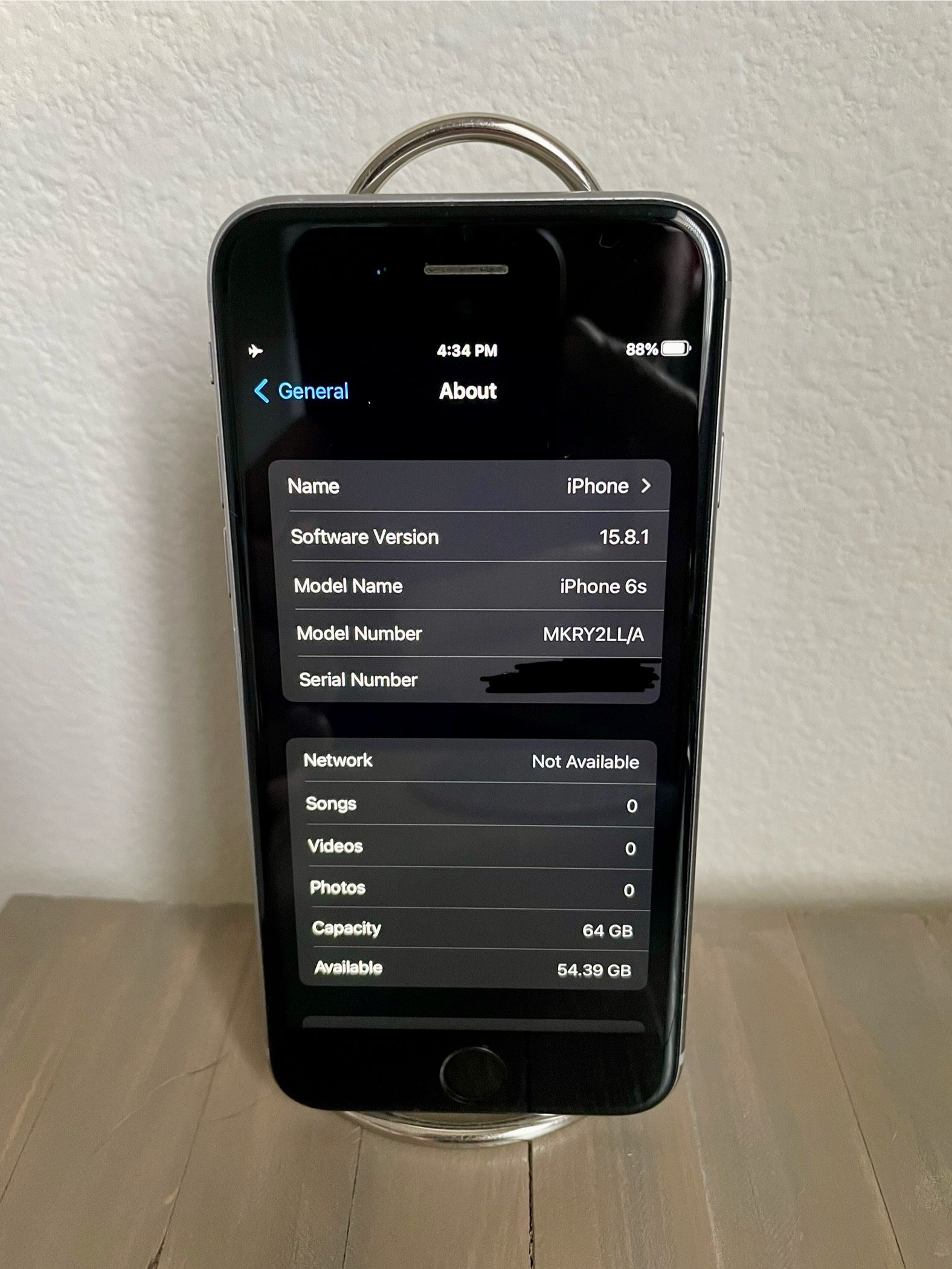 Apple iPhone 6s 64GB Silver (MKRY2LL/A) Verizon
