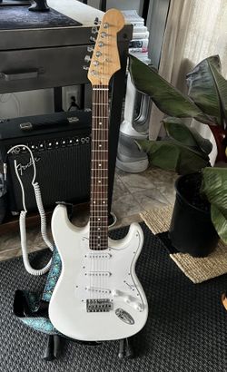 white / white strat copy MAKE OFFER