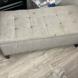 Grey Ottoman 
