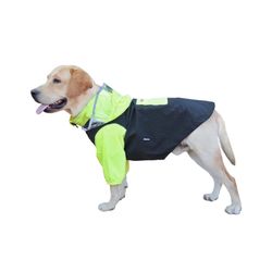 MAMORE Dog Raincoat,Waterproof Dog Rain Jacket with Leash Hole and Hood XXL