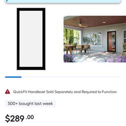 Full Glass  Screen Door 