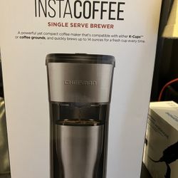 New Chefman Instacoffee Single Serve Brewer