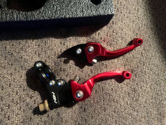 CNC clutch and brake lever universal with mounting perch