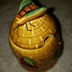 Ceramic Honey Pot