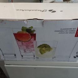 20 Piece Glassware Set Glass Cups OBO 