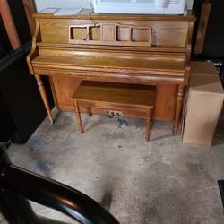 Heavy Wooden Piano 