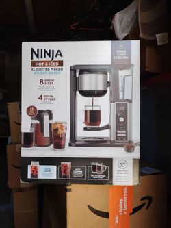 Hot and iced coffee maker