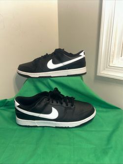 Nike Dunk Low Men's Size 12 Retro Black/White Sneakers DV0831002