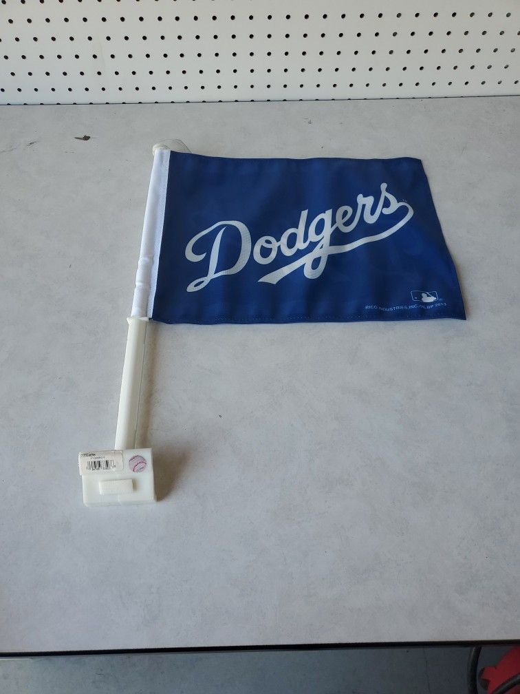 Dodgers Car Flag Official MLB