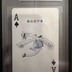 Pokémon Lugia Silver Poker Set 1999 BGS 9