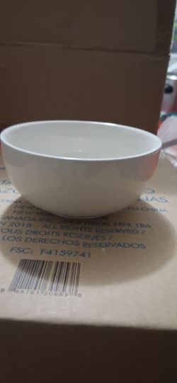 Small glass soup bowl