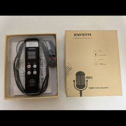 EVISTR Digital Voice Recorder with Box