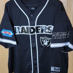 RAIDERS THROWBACK SUPERBOWL XVIII HIGH QUALITY STITCHED LOGOS 3XLARGE 