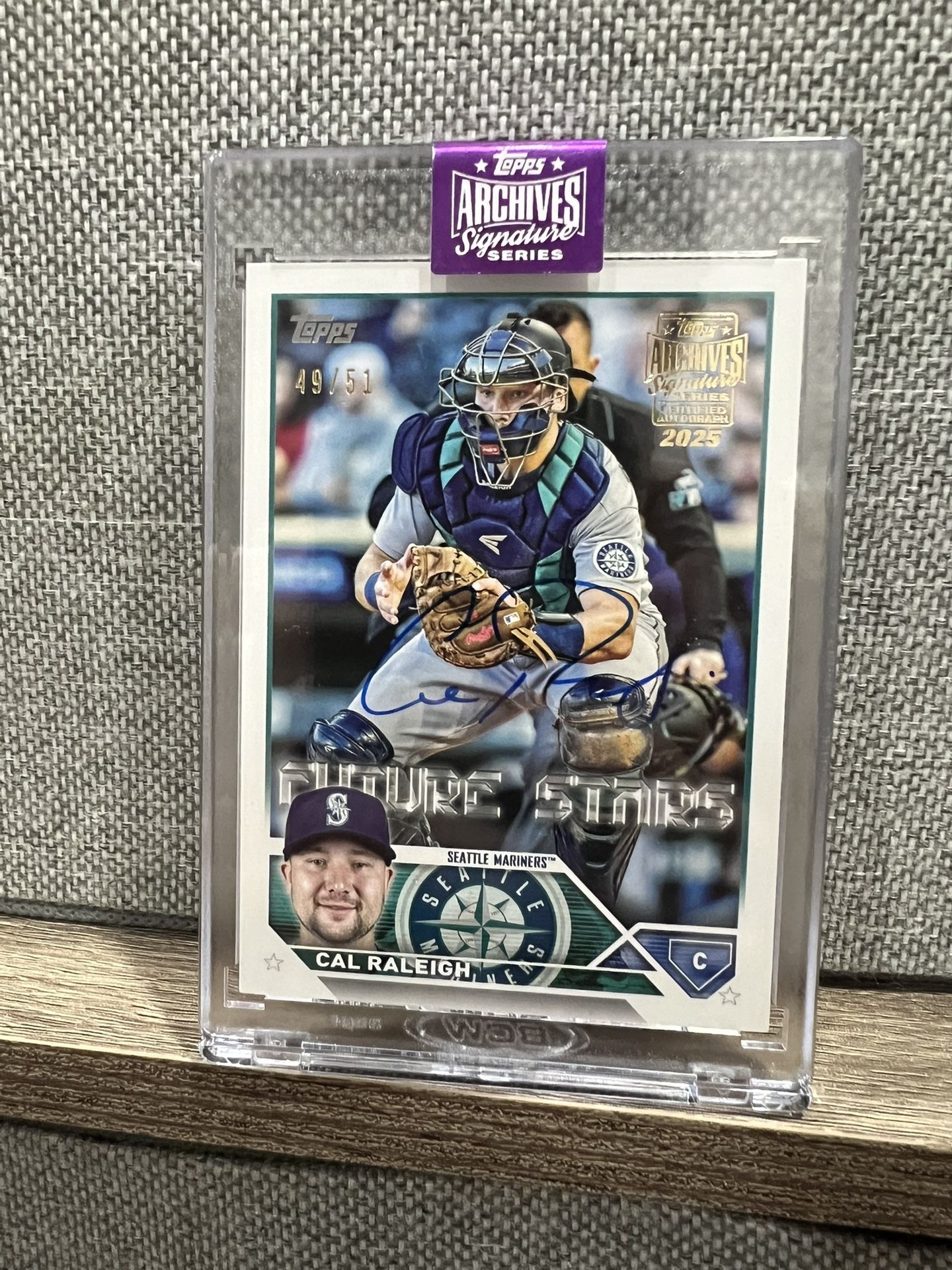 Cal Raleigh Future Stars Autograph, 49/51, #160