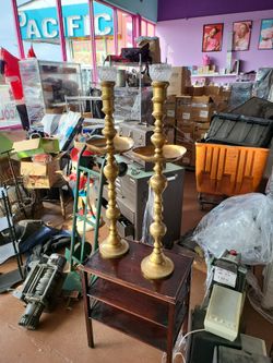 Antique Brass 3 Ft High Candelabra