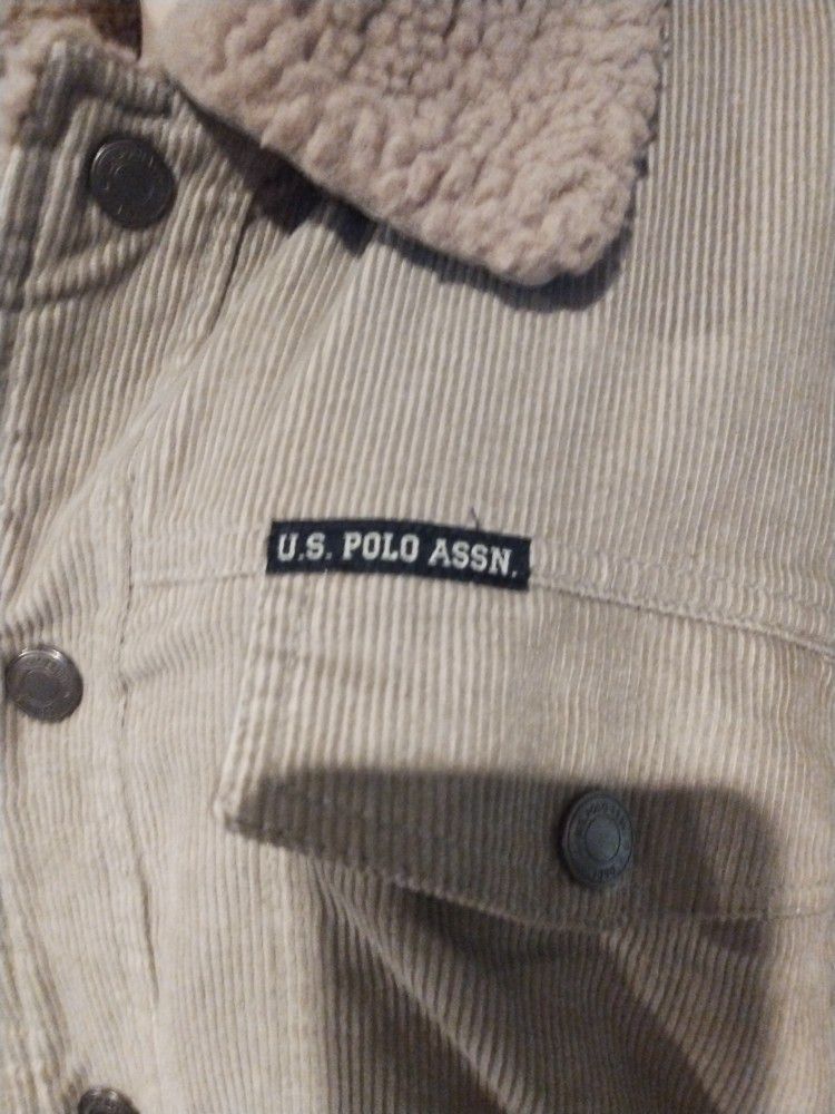 .S. Polo Assn. Men's Tan and Brown Coat