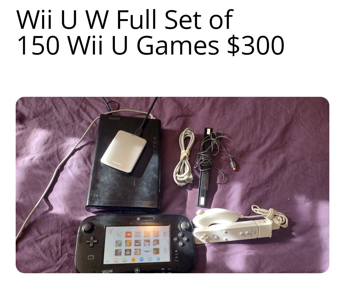 Nintendo Wii & Wii U Systems & Games