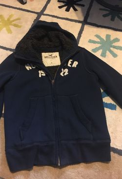 Hollister fur hoodie size S