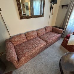 Couch Mid century Modern Large