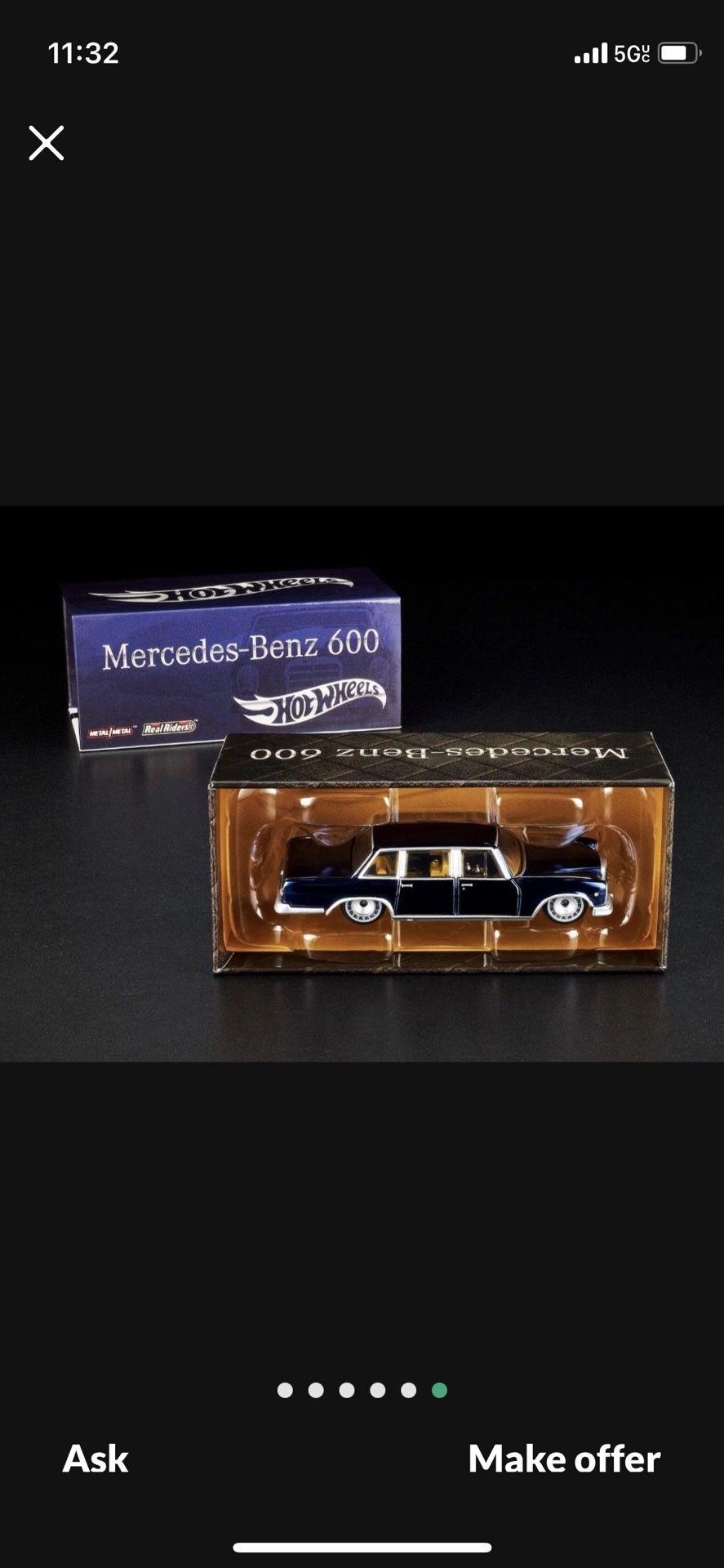 HOTWHEELS Mercedes Benz 600