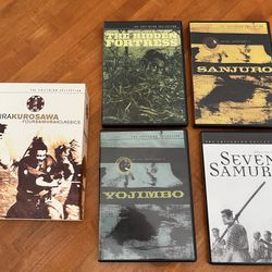 4 Samurai Classics DVD collection (Akira Kurosawa)