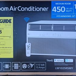 New LG 10,000 BTU WINDOW A/C W/ REMOTE