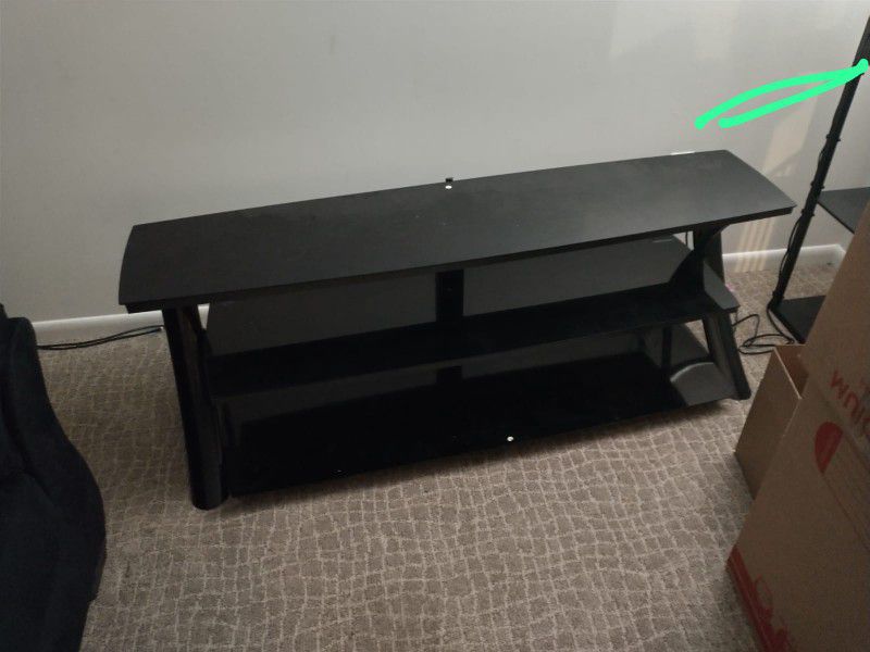 Glass Entertainment Stand 